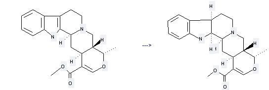 Raubasine can produce (2S,7R)-2,7-dihydroajmalicine.